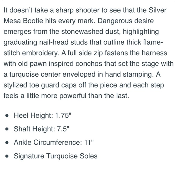 Lane Blue - limited Edition Blue Mesa booties - Picture 7 of 7